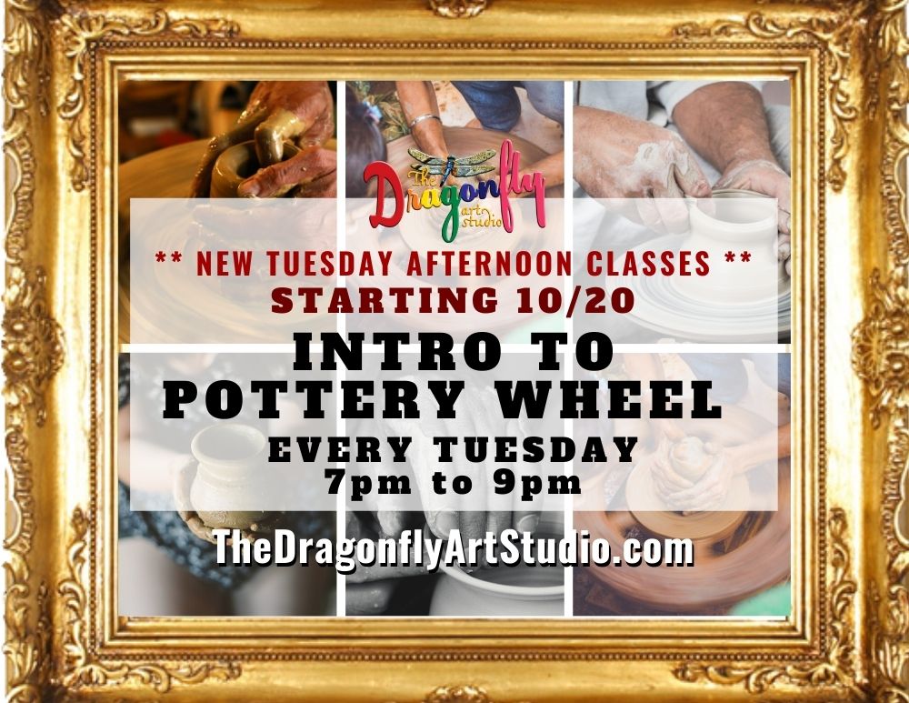 Beginner Pottery Wheel at The Dragonfly – Tuesday Evenings – The ...