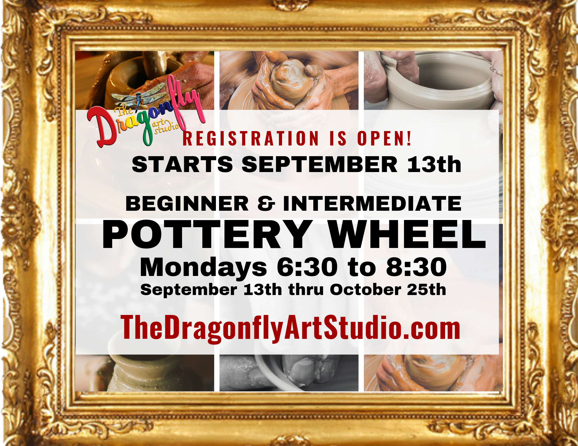 Beginner / Intermediate Pottery Wheel at The Dragonfly – Mondays ...
