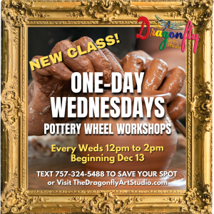 ONE-DAY WEDNESDAYS - SINGLE-SESSION POTTERY WHEEL WORKSHOPS