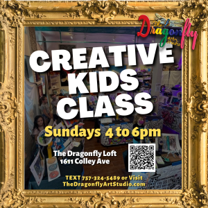 CREATIVE KIDS CLASS - Sundays 4 to 6pm - The Dragonfly Loft